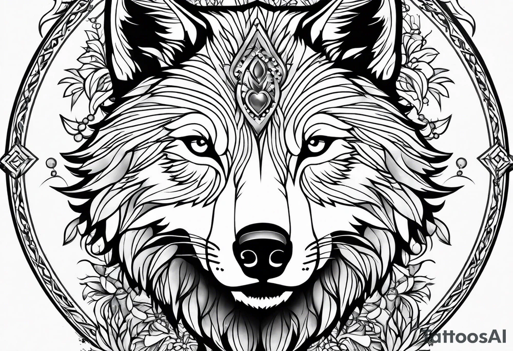 Wolf tattoos for females tattoo idea