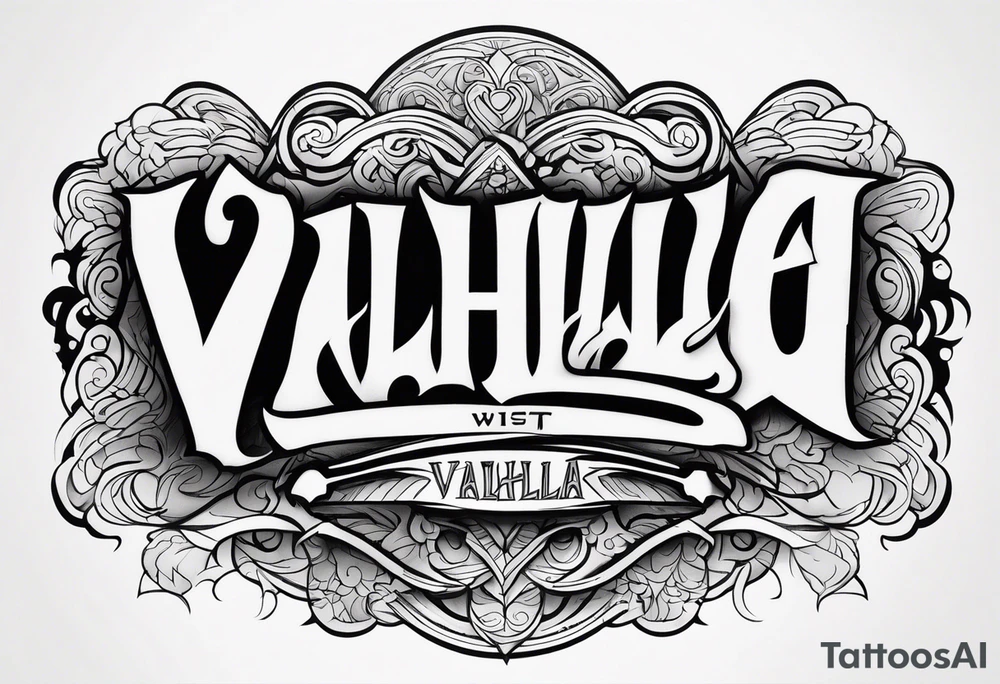 Valhalla mist tattoo idea