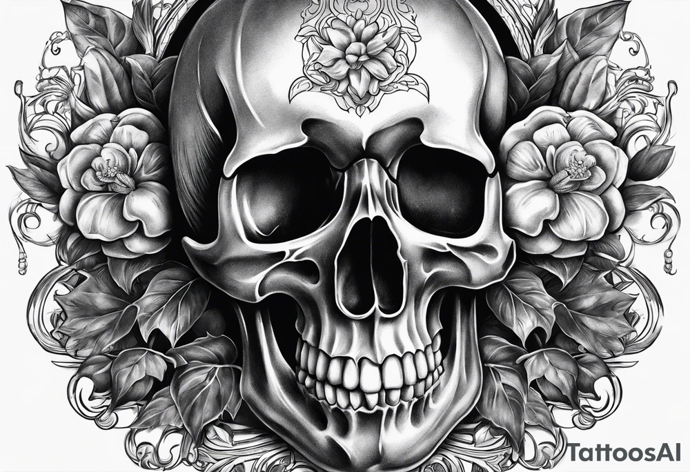 The skull and the pepper must only one object tattoo idea