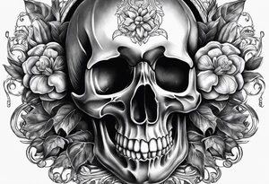 The skull and the pepper must only one object tattoo idea