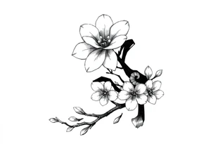 Dream,sakura,kanji font tattoo idea