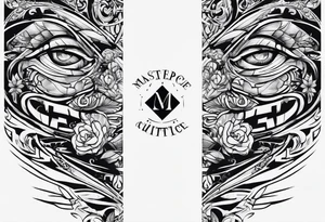 graffiti word tattoo idea