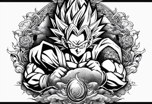 dragonball z tattoo idea