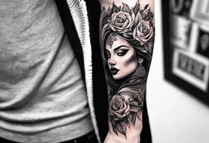 Forearm writing tattoo idea