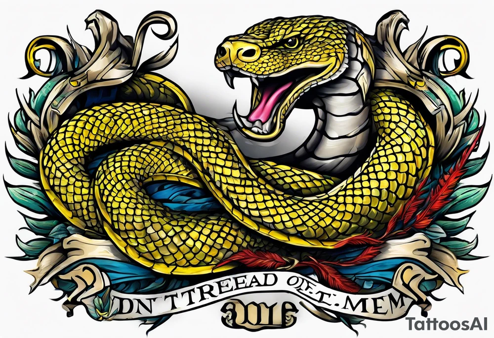 dont tread on me tattoo idea