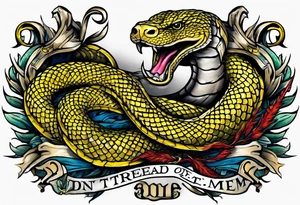dont tread on me tattoo idea