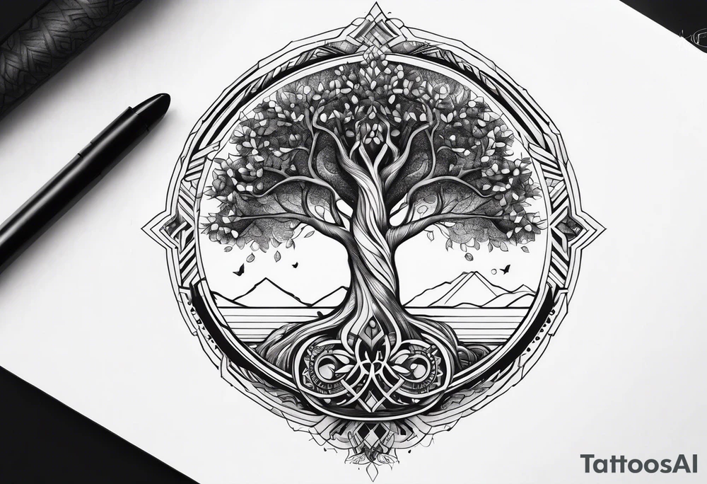 Tree of life tattoo idea