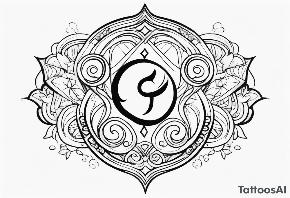 Gemini symbol tattoo idea