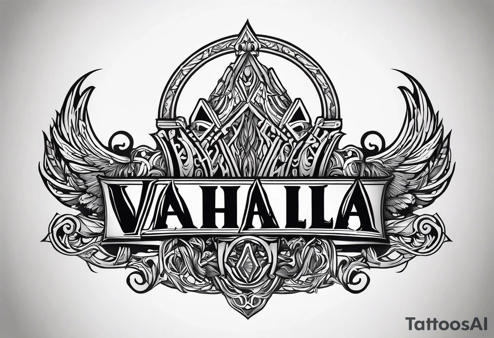 Valhalla tattoo idea