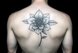 flower that represents the birth month  of February,April,July,August,September,October,November and December tattoo idea