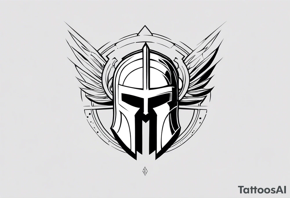 Ancient spartan symbol tattoo tattoo idea