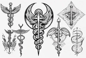 caduceus tattoo idea