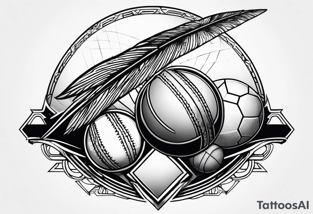 Cricket,  sport tattoo idea