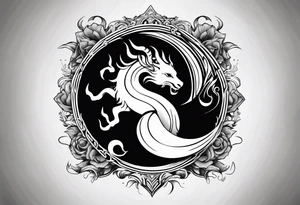 Yin yang Scorpio leo scorpio tattoo idea