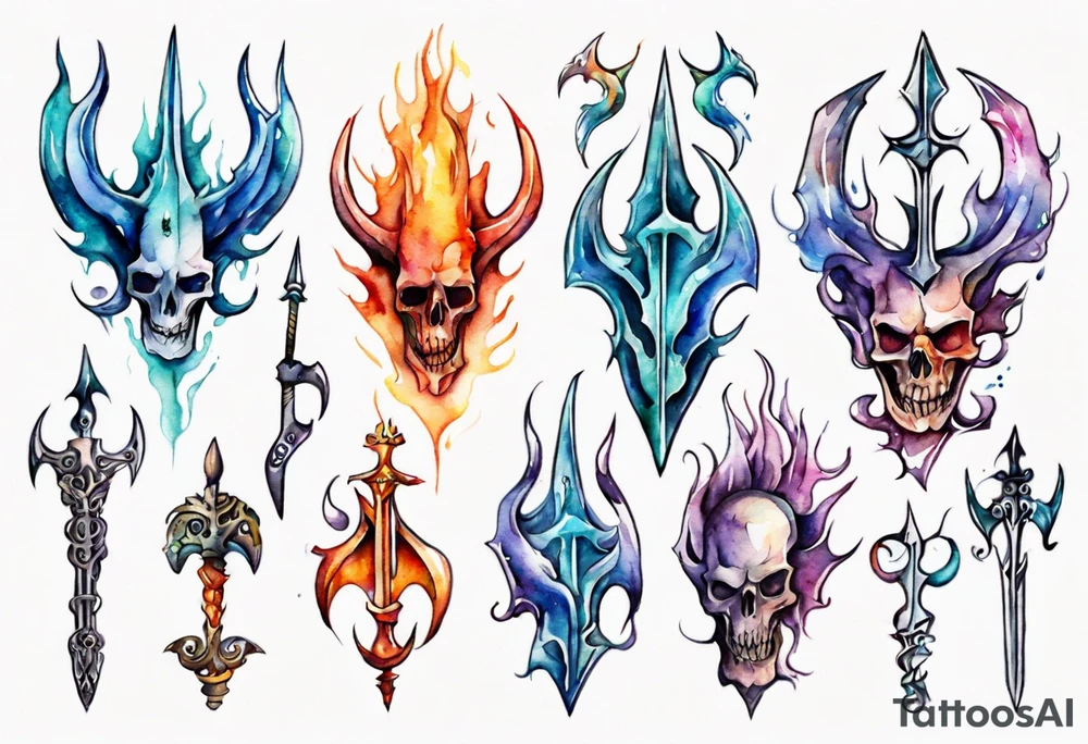 trident tattoo idea