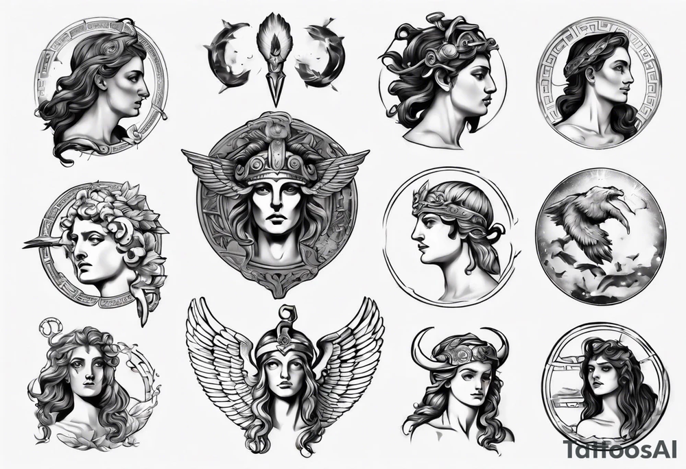 greek mythology tattoo idea