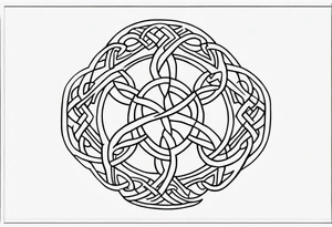Celtic knot tattoo idea