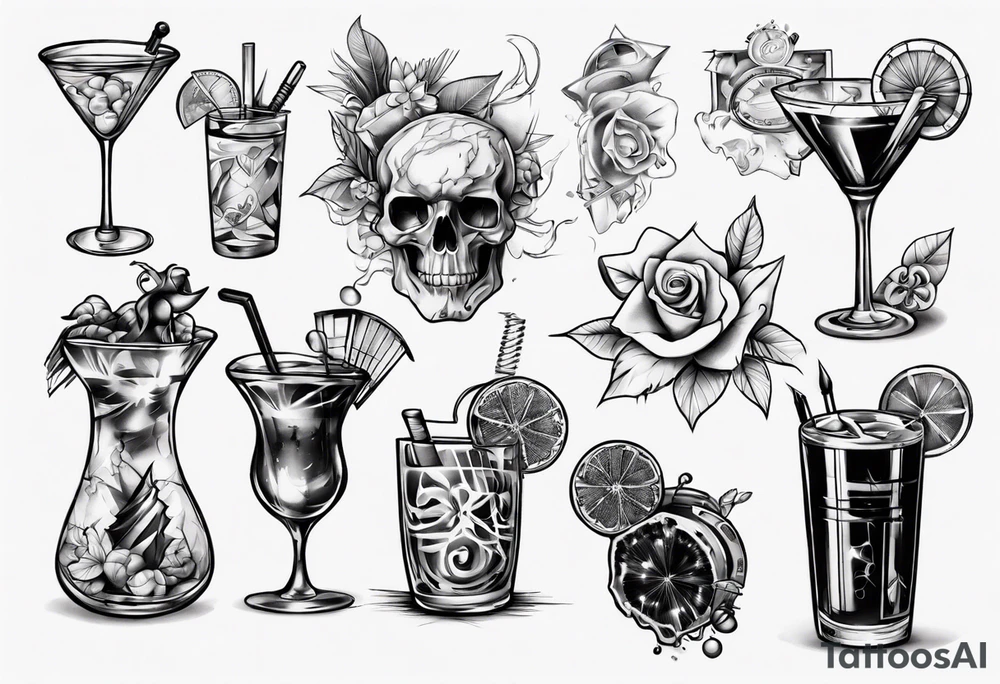 Mixology tattoo idea
