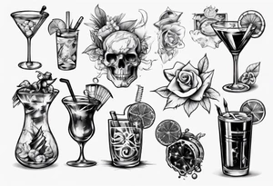 Mixology tattoo idea