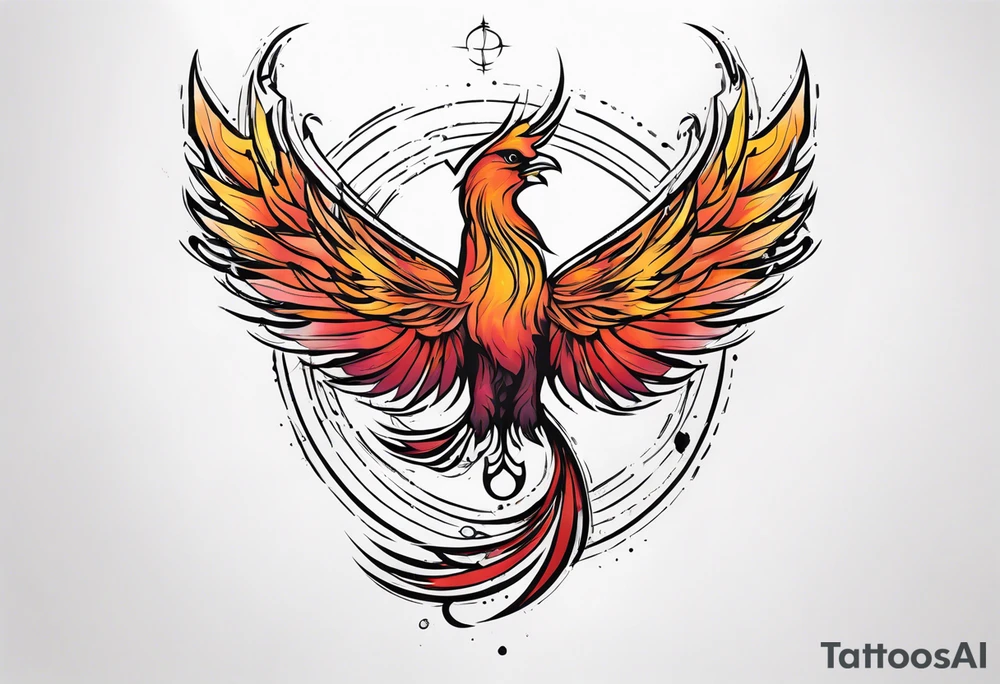phoenix tattoo idea