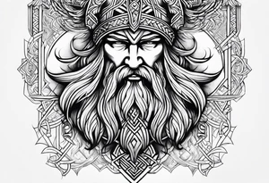 Viking tattoo sleeve tattoo idea