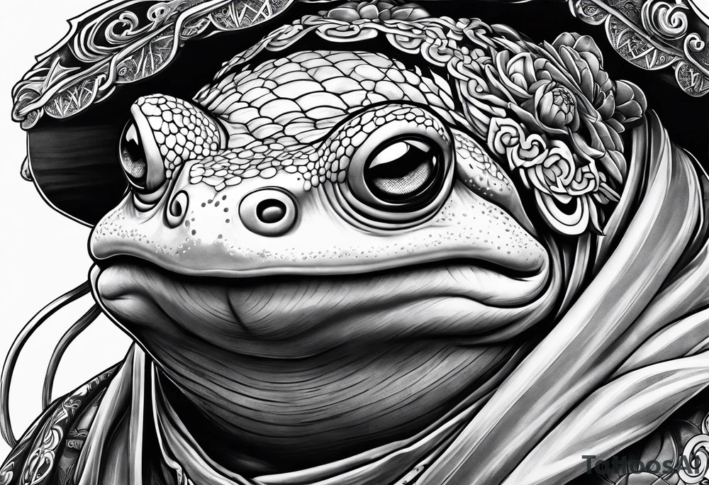 Jiraiya Naruto Gamakichi toad tattoo idea