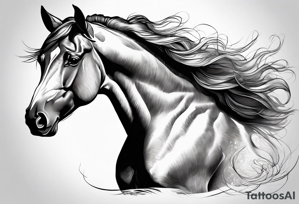 horse tattoo idea