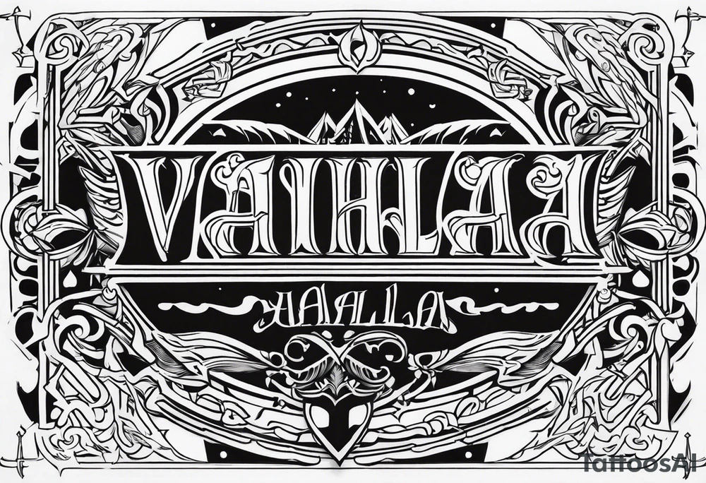 Valhalla tattoo idea