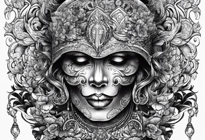 dark themed tattoo idea