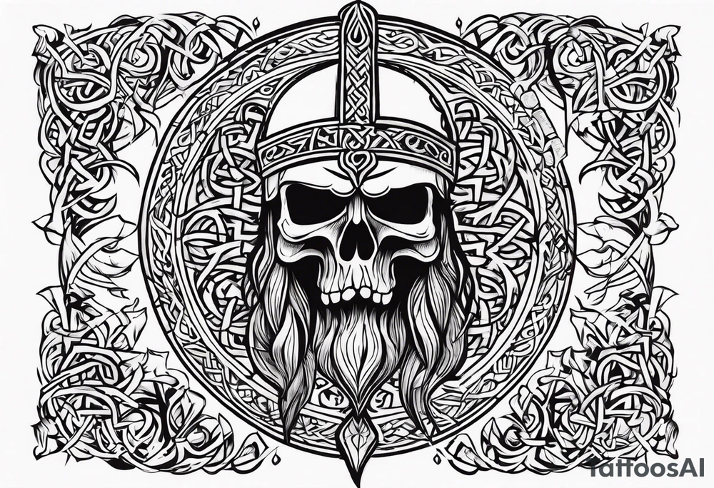 Viking death 
prayer poem tattoo idea