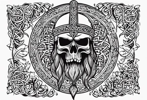 Viking death 
prayer poem tattoo idea