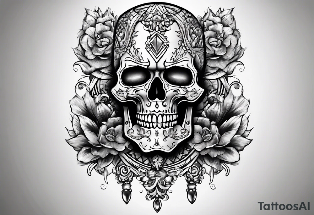 greaves front and back tattoo idea