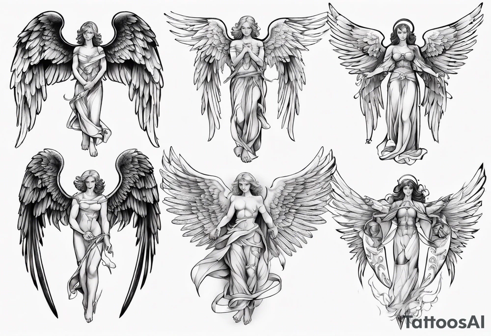 Archangel tattoo idea