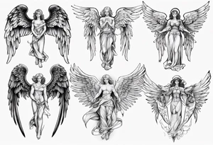 Archangel tattoo idea