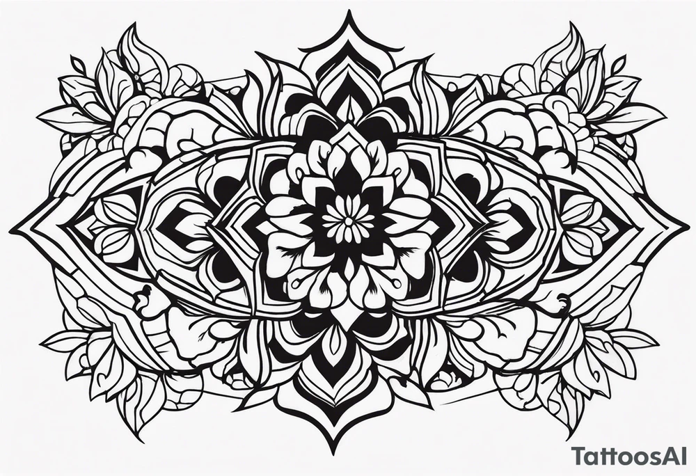 Феникс в пламени tattoo idea