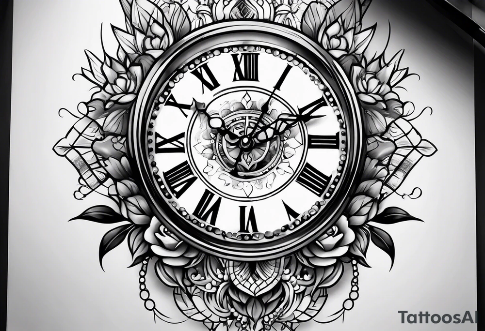 Clock tattoo idea