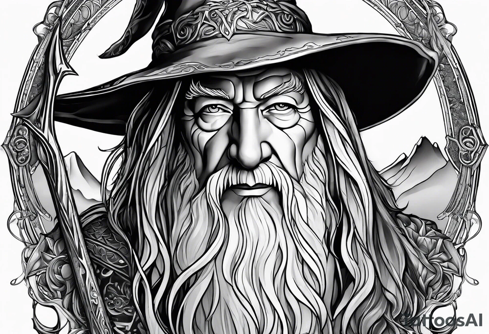 Gandalf tattoo idea