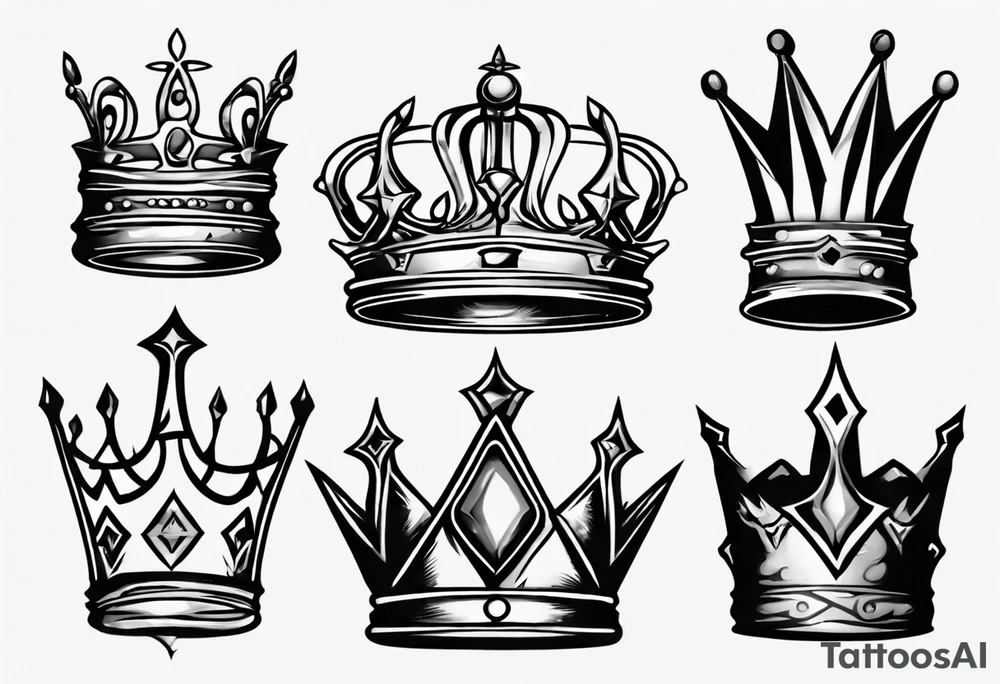 a kings crown tattoo idea