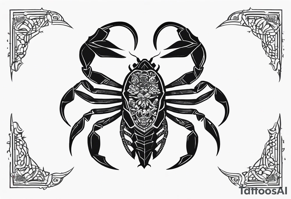 Scorpion tattoo idea