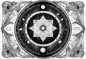 Astrology, Gemini, Natal Chart, vision, armband tattoo idea