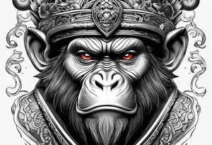 monkey king tattoo idea