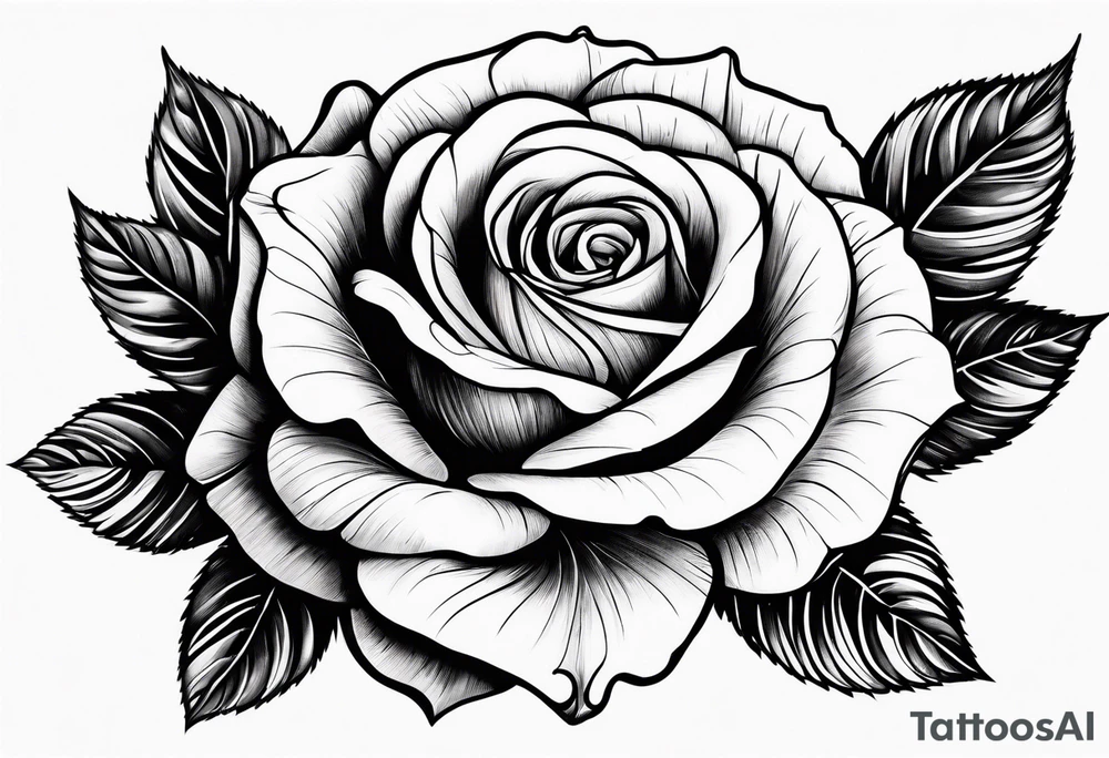 A rose tattoo idea