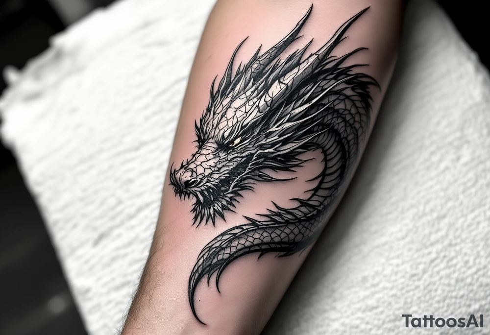 dragon tattoo idea