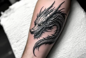 dragon tattoo idea