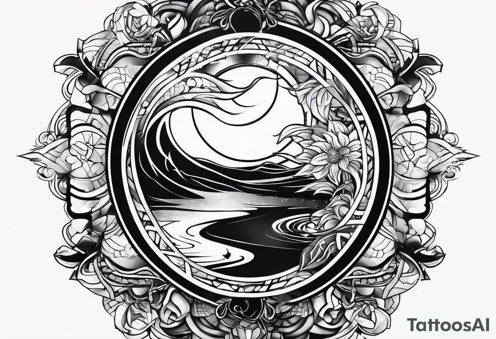 symbols of feeling trapped tattoo idea
