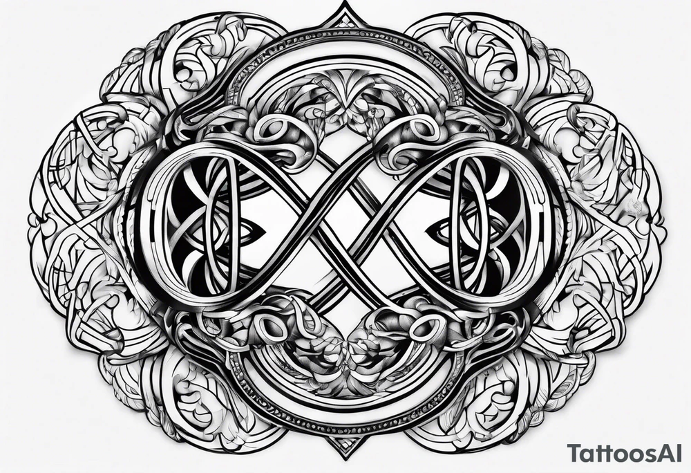 Infinity symbol tattoo idea