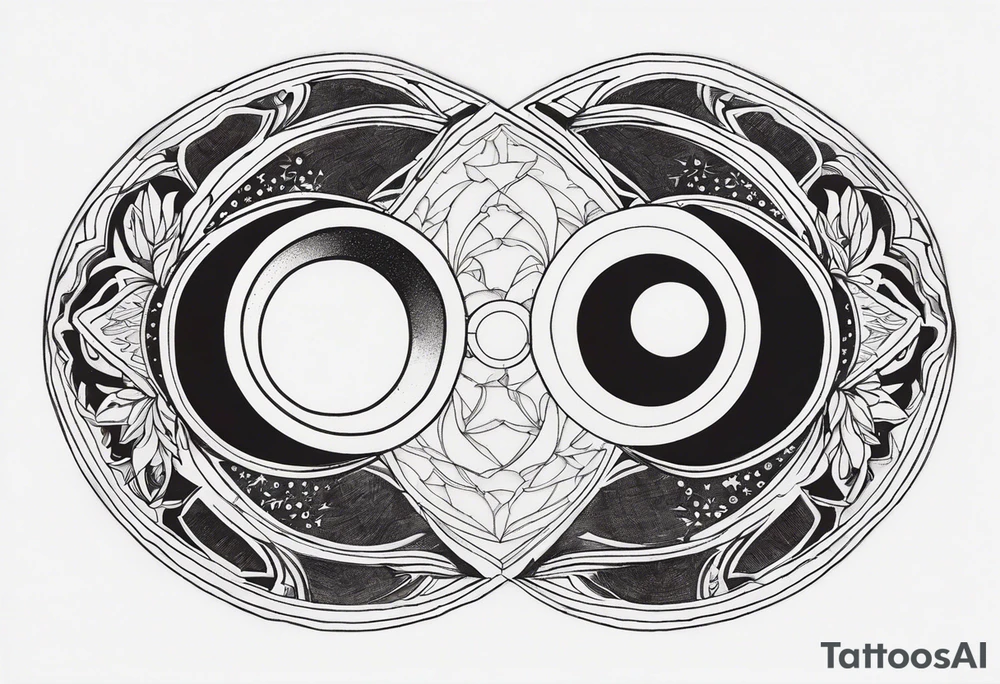 daftpunk ying yang tattoo idea