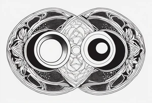 daftpunk ying yang tattoo idea