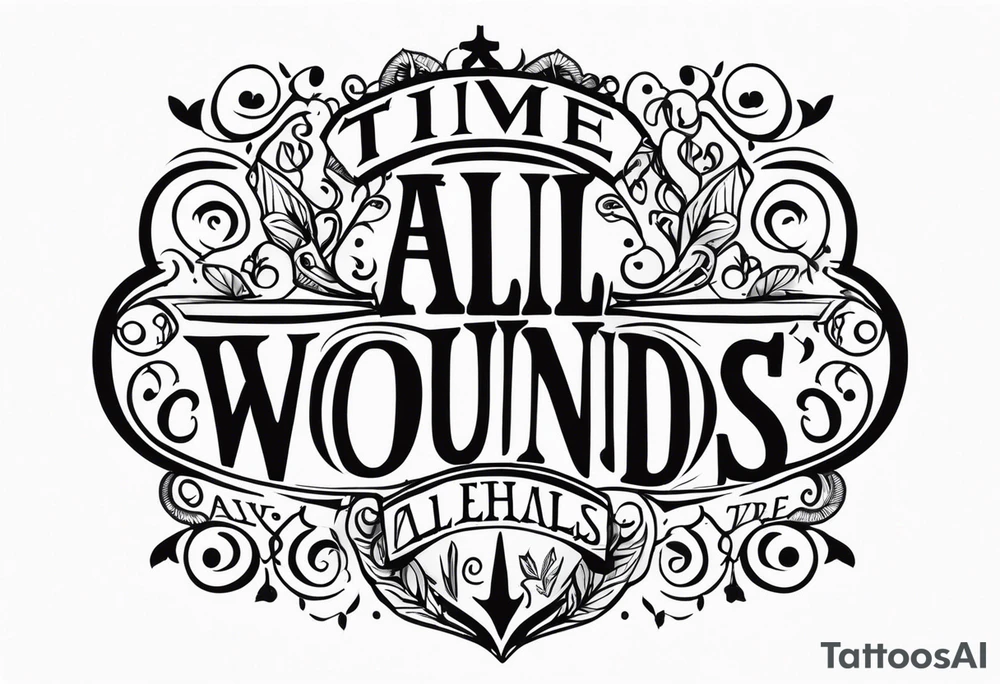 Time heals all wounds tattoo idea