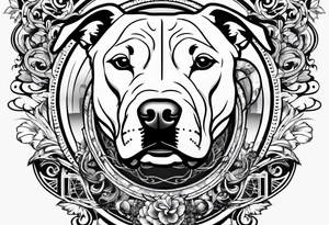 punk rock
 pitbull tattoo idea